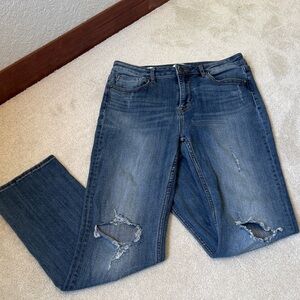 Vigoss Ace Straight Leg Women’s Jeans Size 30 Distressed
